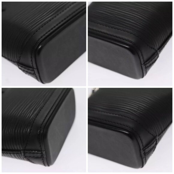 LOUIS VUITTON Epi Mini Lockit Charm Black LV Auth - Picture 15 of 15